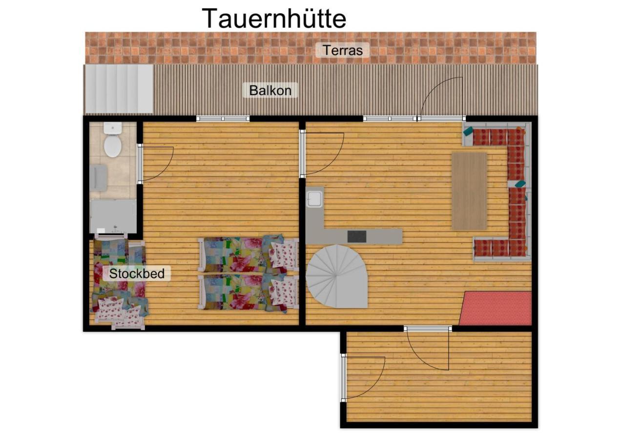 Tauernhuette Villa Piesendorf Eksteriør billede