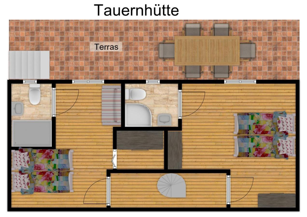 Tauernhuette Villa Piesendorf Eksteriør billede